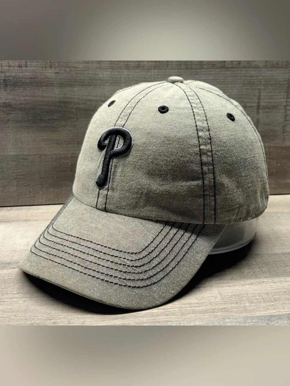 Philadelphia Phillies MLB Washed Gray Kids Baseball Cap